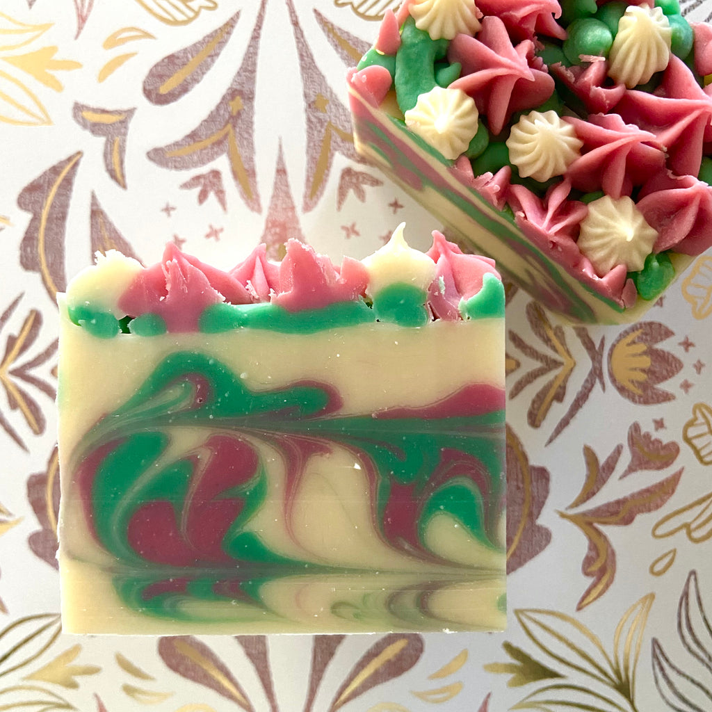 Festive soap: My beautiful tree...