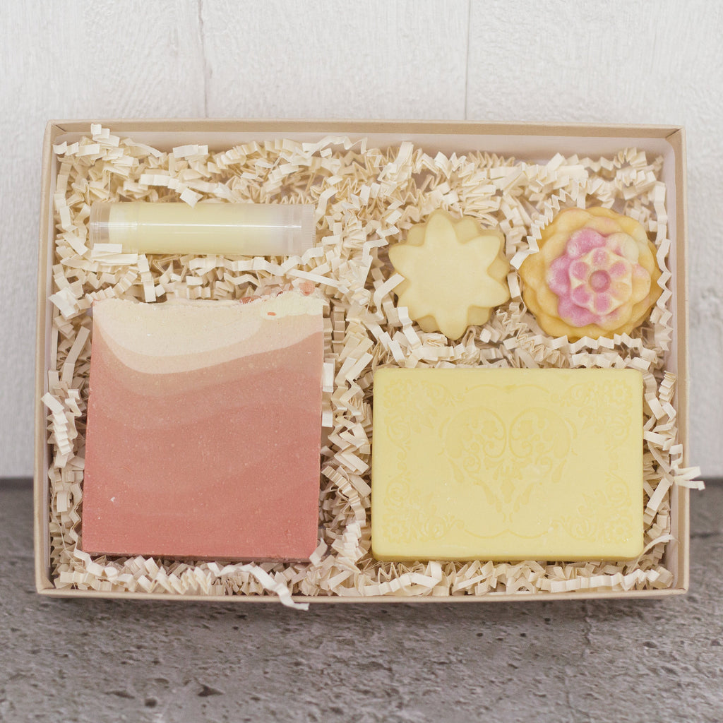 Coffret au lait d'amandes et au sel de mer